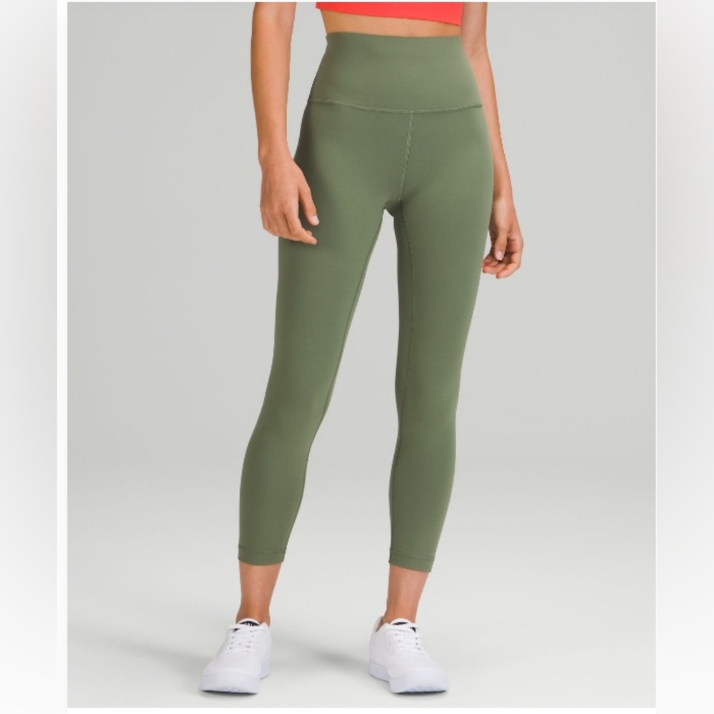 Lululemon Athletica Sage Green Wunder Train High Rise Legging